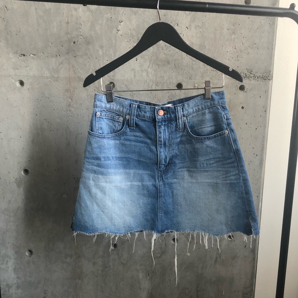 Madewell Denim Mini Skirt